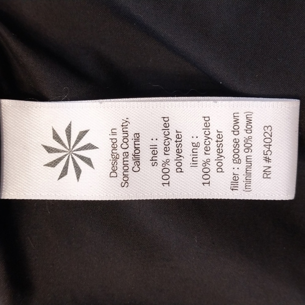 Athleta Women's Diamond Quilted Puffer Vest Goose Down Filled Size Large Black - Picture 5 of 12